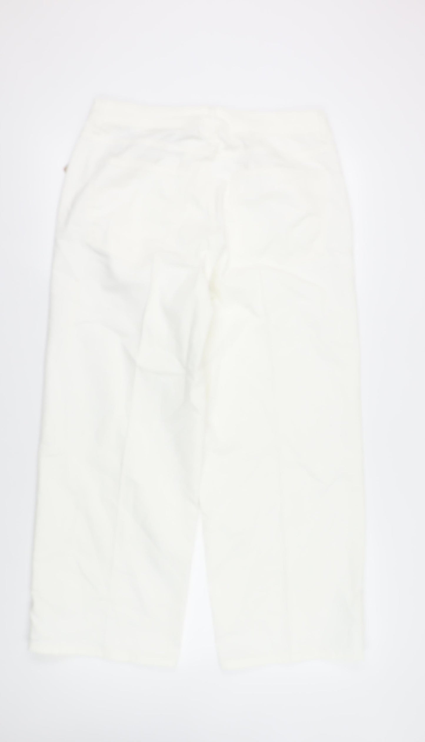 Marks and Spencer Women's White Wide-Leg Jeans, Size 16