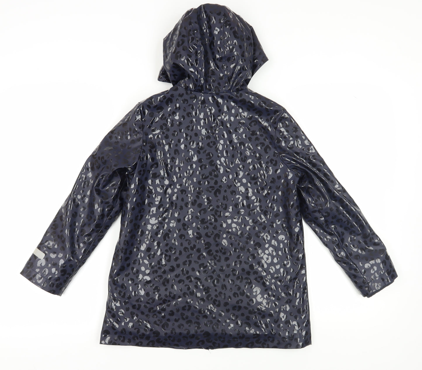 Marks and Spencer Girls Blue Rain Coat 9-10Y Waterproof