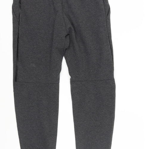 H&M Men's Grey Jogger Trousers, Size M, Casual Comfort