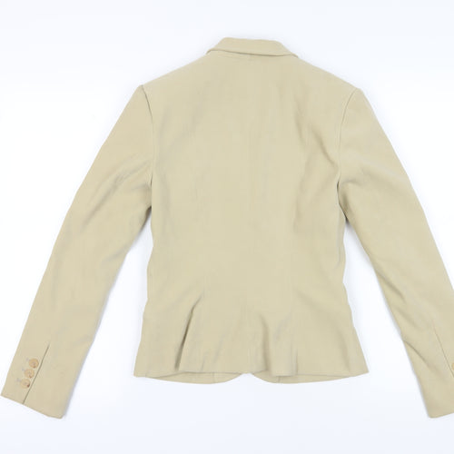 H&M Women's Beige Blazer - Size 8, Business Chic