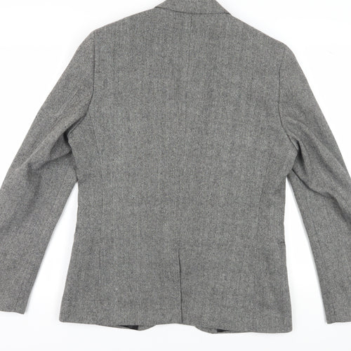 H&M Men's Grey Blazer, Size 42R, Regular Fit