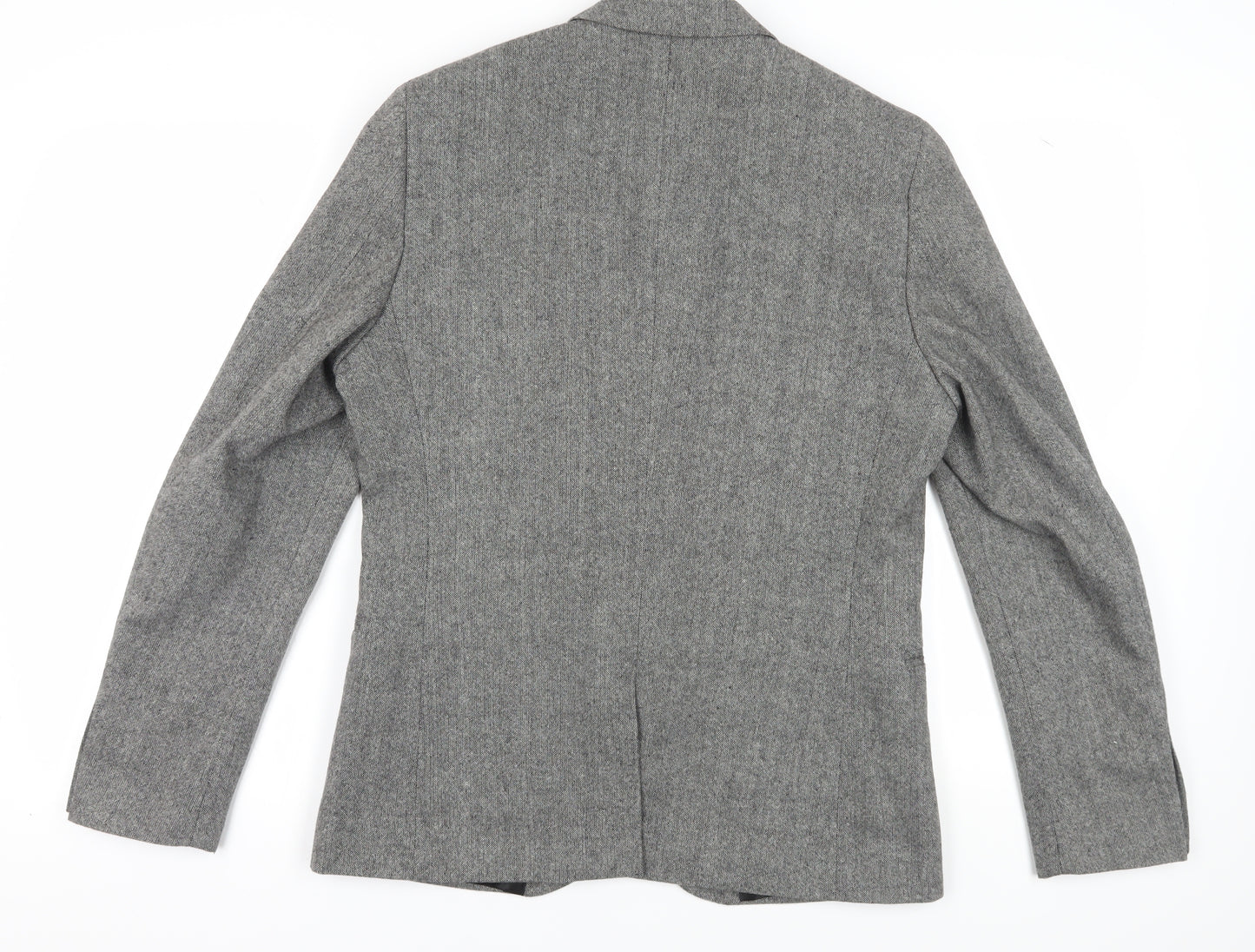 H&M Men's Grey Blazer, Size 42R, Regular Fit