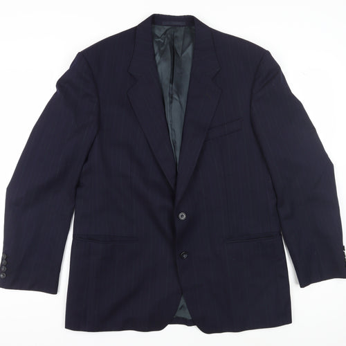St Michael Men's Navy Blazer 42R Chest Classic