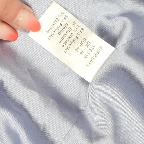 Together Blue Women's Long Coat Size 14