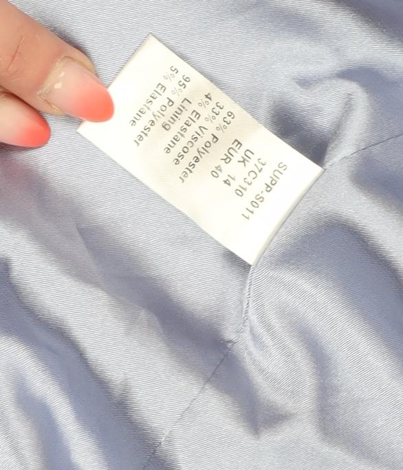 Together Blue Women's Long Coat Size 14