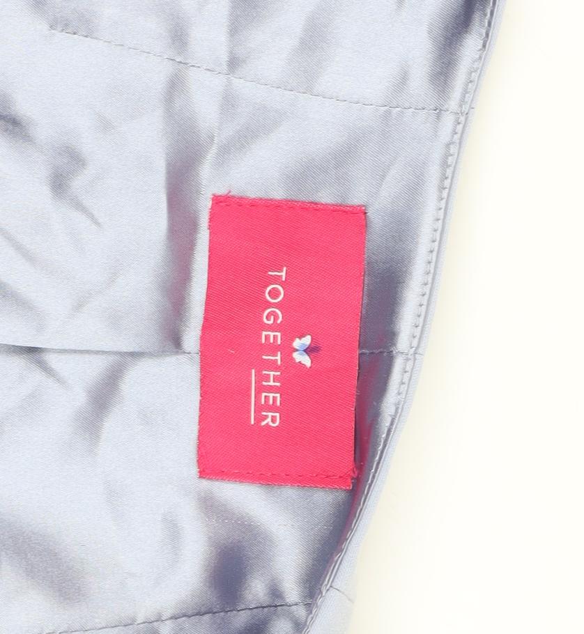 Together Blue Women's Long Coat Size 14