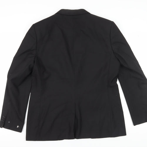 River Island Men's Black Blazer Size 44R
