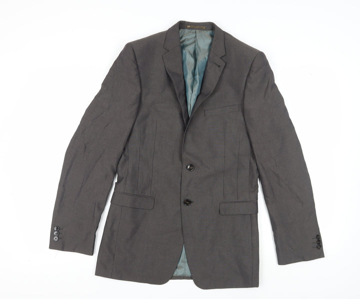Marks and Spencer Mens Grey Long Blazer 36L