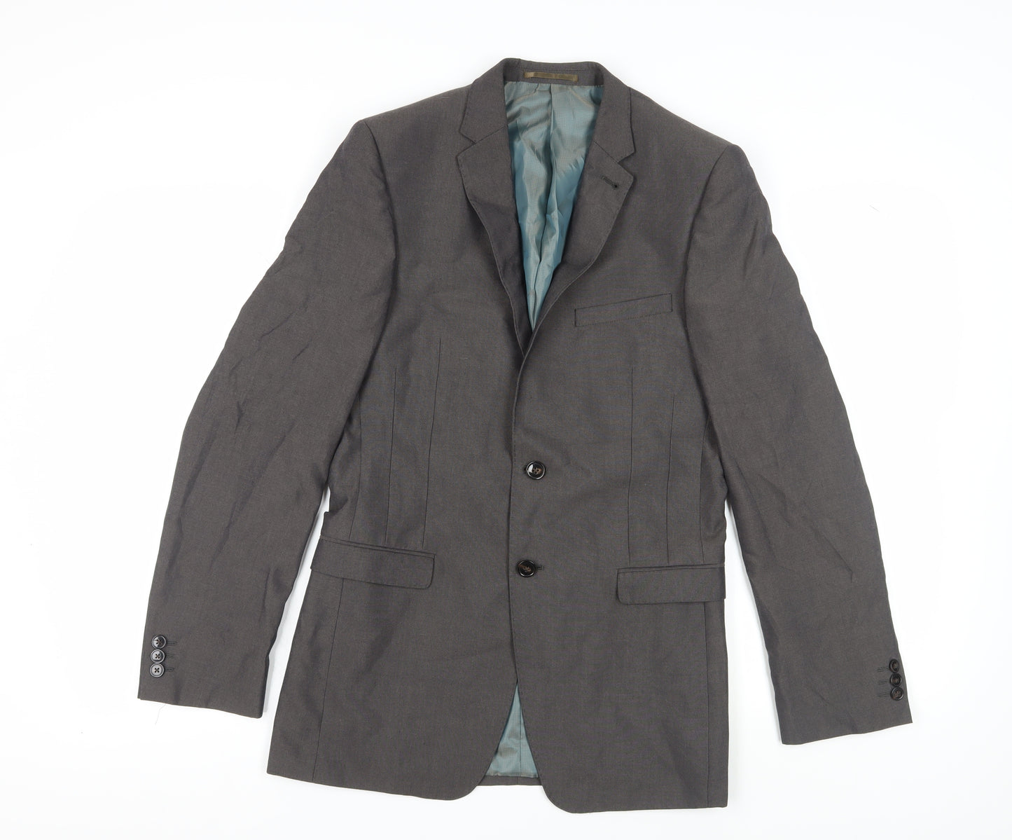 Marks and Spencer Mens Grey Long Blazer 36L
