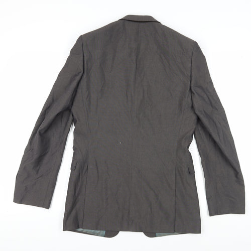 Marks and Spencer Mens Grey Long Blazer 36L