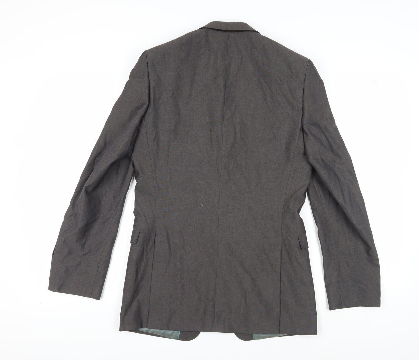 Marks and Spencer Mens Grey Long Blazer 36L