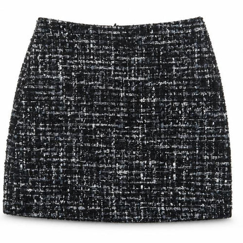 Warehouse Women Black Tweed Pencil Skirt Size 10