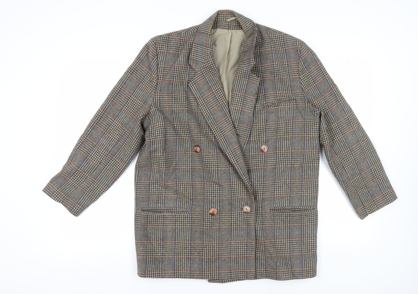 Dorothy Perkins Women's Brown Tweed Blazer Size 16