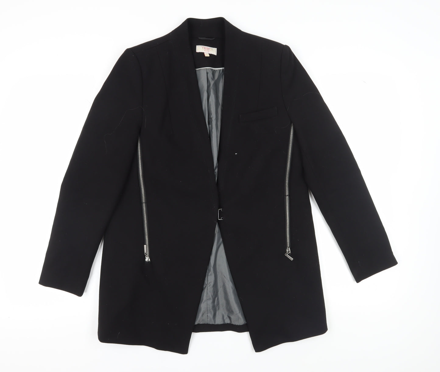 Next Women's Black Blazer, Size 12, Petite Fit