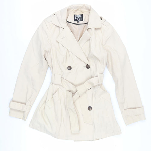 The Collection Women's Beige Trench Coat, Size 10, Belted