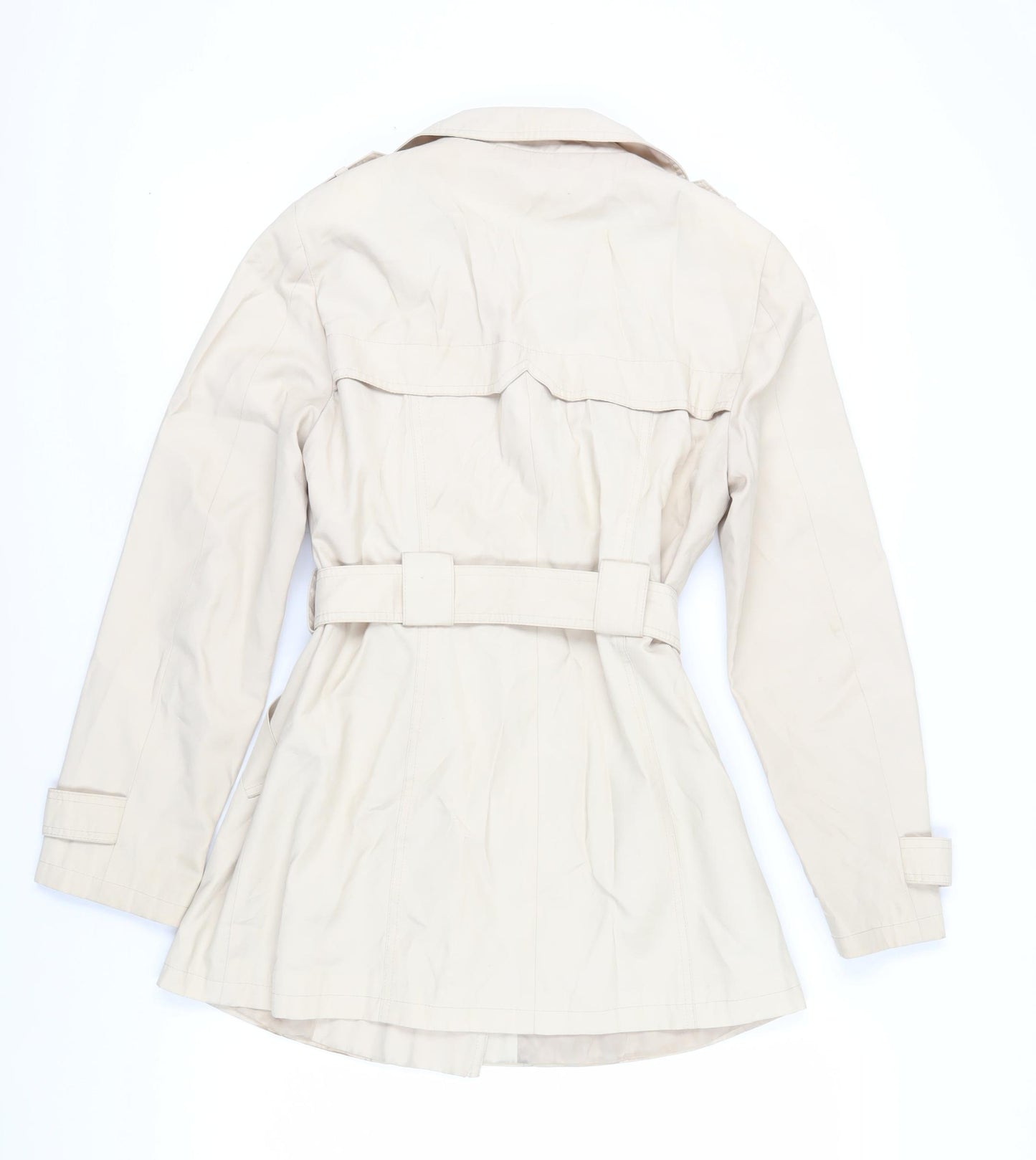 The Collection Women's Beige Trench Coat, Size 10, Belted