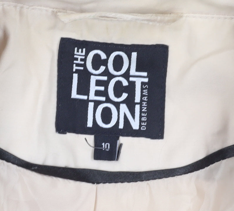 The Collection Women's Beige Trench Coat, Size 10, Belted