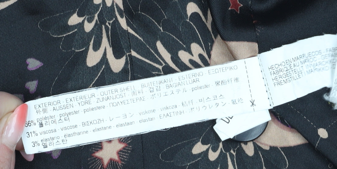 Zara Women's Green Blazer, Regular Fit, 3, Business