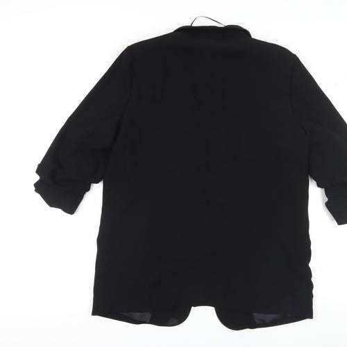 Zara Black Women's XL Shawl Lapel Blazer