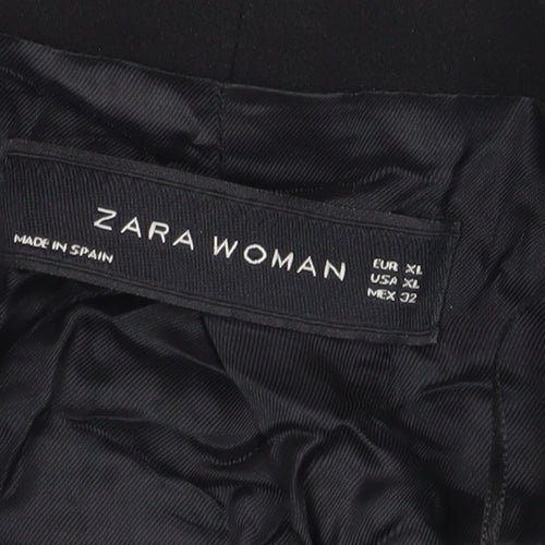 Zara Black Women's XL Shawl Lapel Blazer