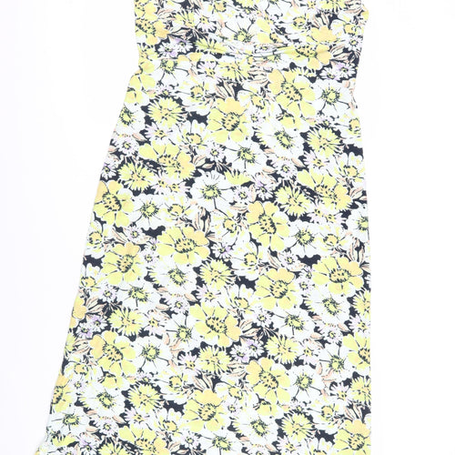 Adini Women's Multicoloured Floral Midi Dress M