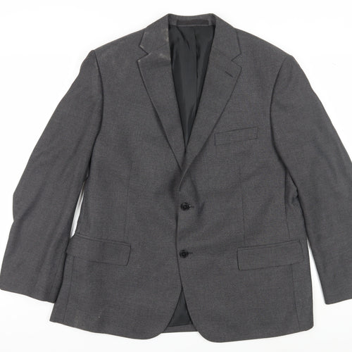 Marks and Spencer Men's Grey Blazer, Size 44S