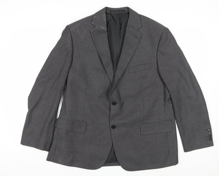 Marks and Spencer Men's Grey Blazer, Size 44S