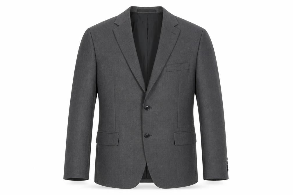 Front view of Marks & Spencer Men's Grey Blazer, Size 44S