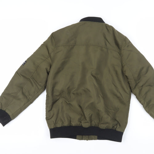 River Island Boys Green Bomber Jacket 9-10 Years