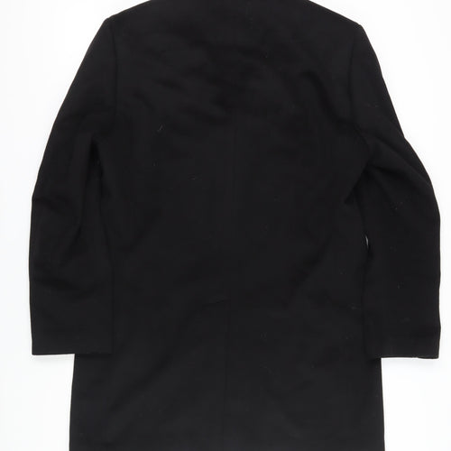 Marks and Spencer Men's Black Wool Overcoat Size M