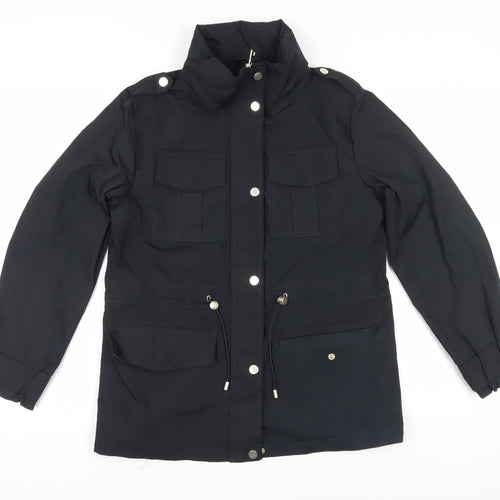 Next Women's Black Military Jacket Size 10 Plus