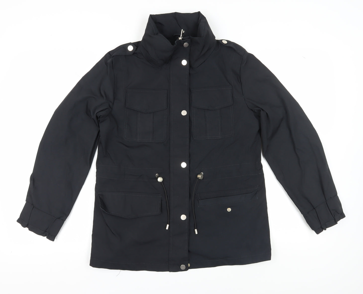 Next Women's Black Military Jacket Size 10 Plus