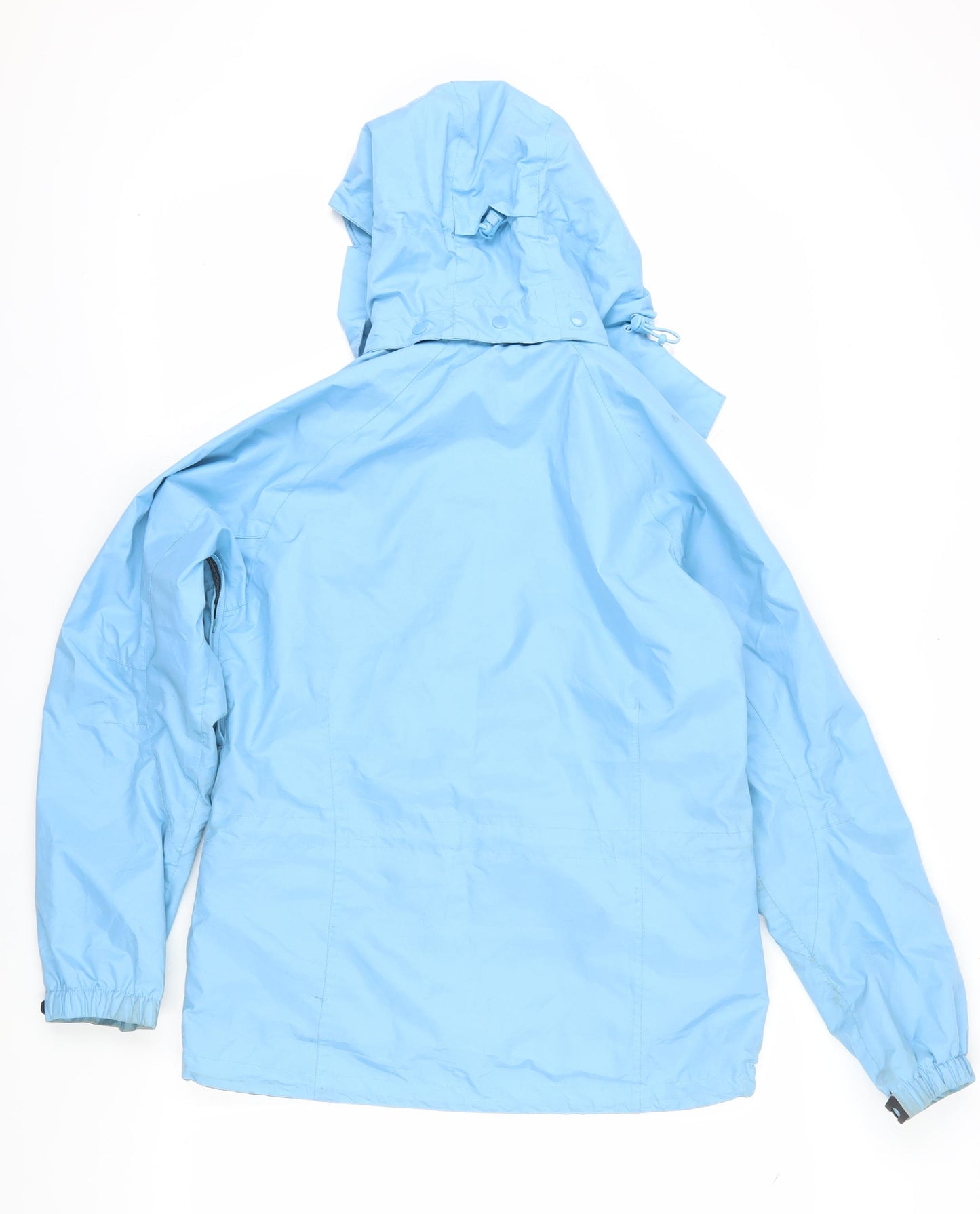Outdoor Scene Women's Blue Rain Coat Size 10-12