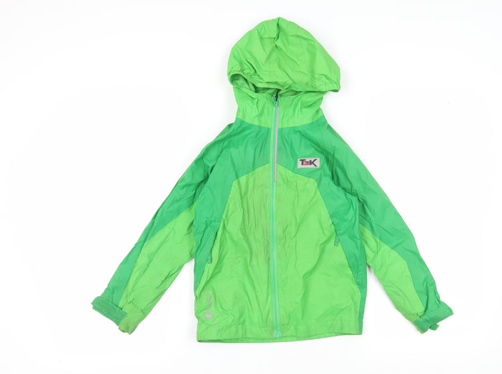 Higear Girls Green Windbreaker Jacket Age 7-8 Years