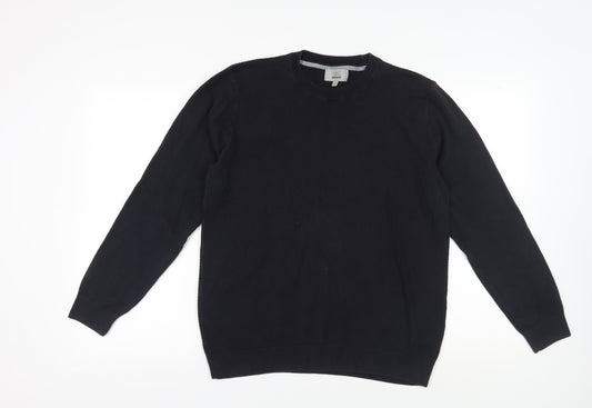 Marks and Spencer Men's Black Pullover Jumper L