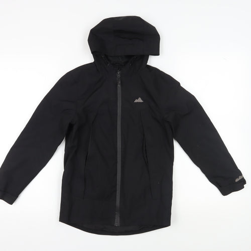 Urban Outlaws Boys Black Hooded Jacket 9-10Y