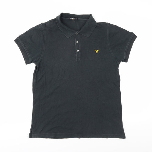 Lyle & Scott Men's Black Large Vintage Polo Shirt