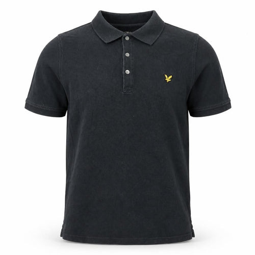 Lyle & Scott Men's Black Large Vintage Polo Shirt