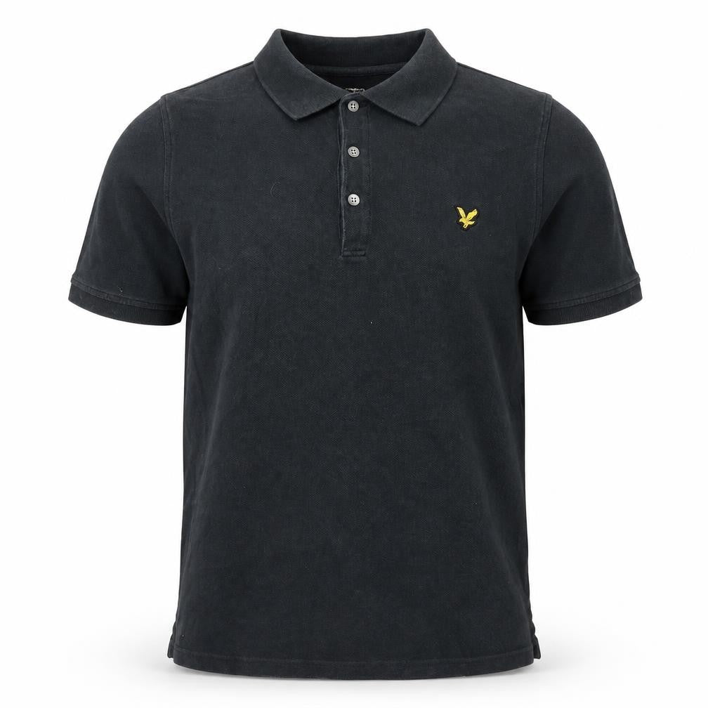 Lyle & Scott Men's Black Large Vintage Polo Shirt