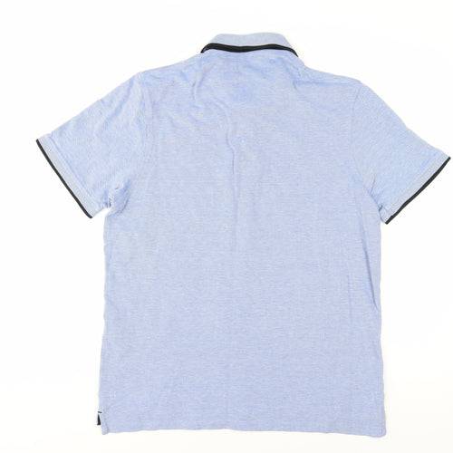 Jack & Jones Men's Blue XL Polo Shirt Short Sleeve