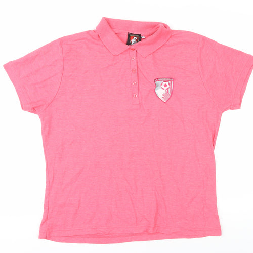 AFC Bournemouth Women's Pink Polo Shirt - Size 18