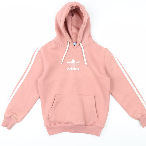 Adidas Women's Pink Pullover Hoodie M