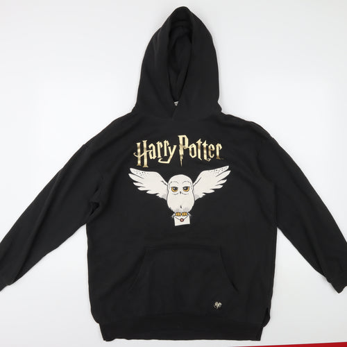 H&M Harry Potter Boys Black Hoodie 12-13 Years