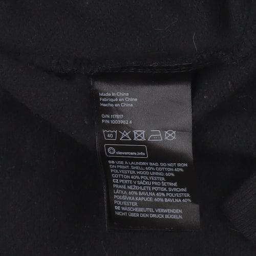 H&M Harry Potter Boys Black Hoodie 12-13 Years