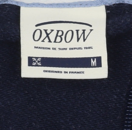Oxbow Unisex Blue Full Zip Hoodie M