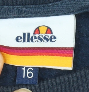 Ellesse Unisex Blue Sweatshirt Size 16