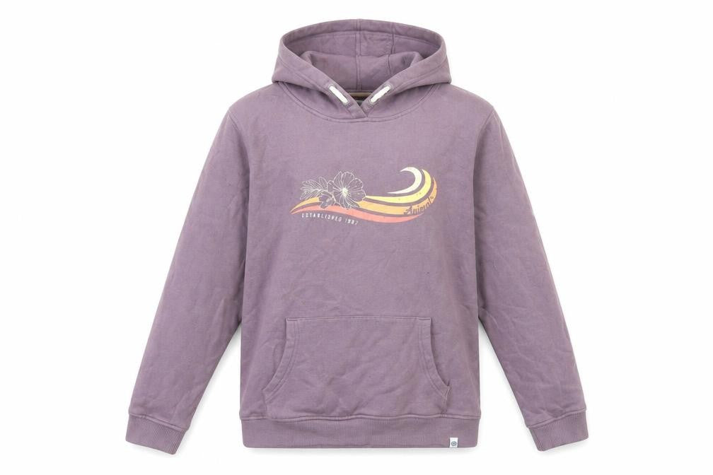 Animal Girls Purple Pullover Hoodie Size 13 Years Graphic Print