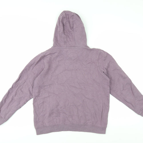 Animal Girls Purple Pullover Hoodie Size 13 Years Graphic Print