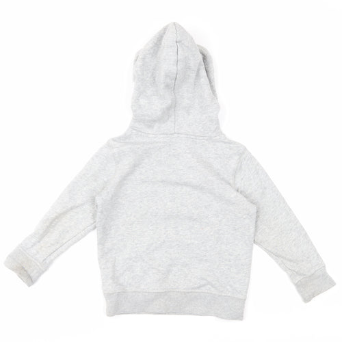 GAP Boys Grey Pullover Hoodie, Size 5 Years, Casual Comfort