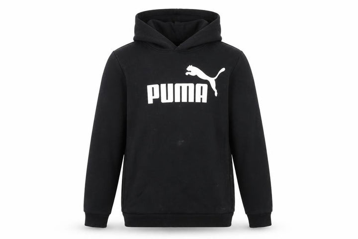 Puma Boys Black XL Hoodie with Logo - Casual Comfort